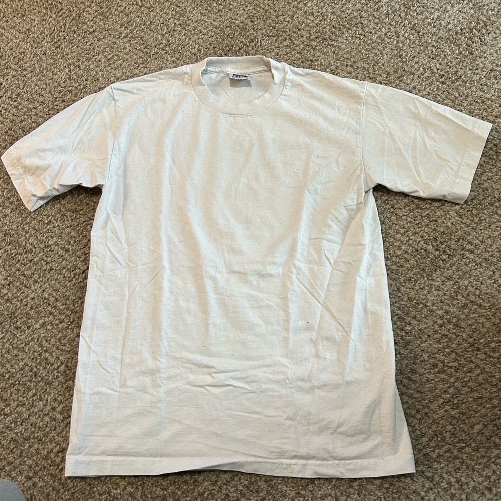 Solid White Pro Club T-Shirt - Men’s L